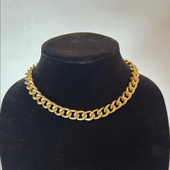 Nina Ricci Jewelry - Vintage signed  Nina Ricci goldtone chunky chain necklace/choker